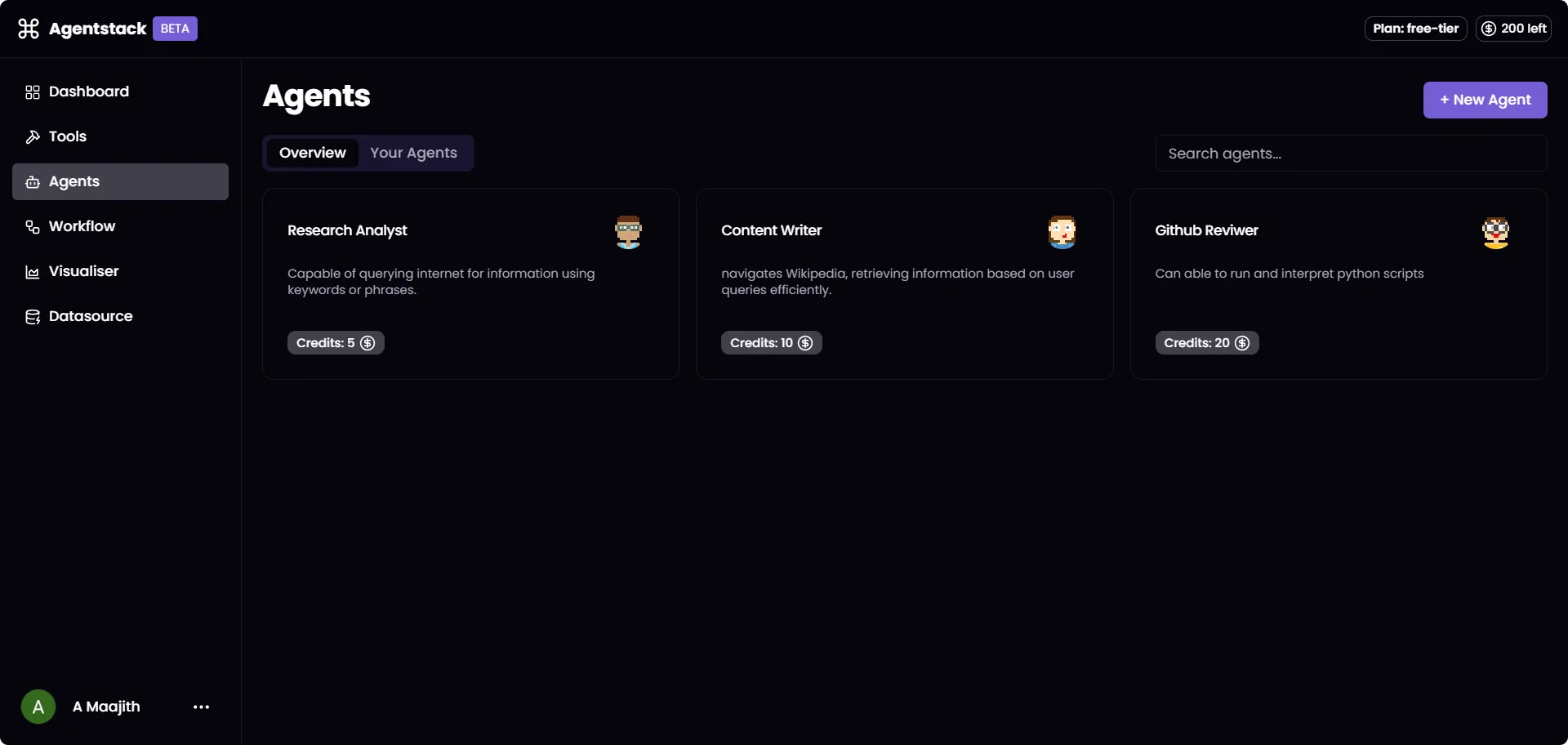 Screenshot of a ListPage in Saas UI Pro
